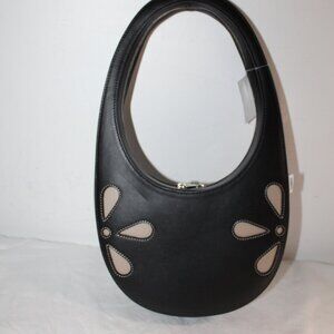 NWOT Coperini Petal Swipe Bag Leather Brown Shoulder Bag